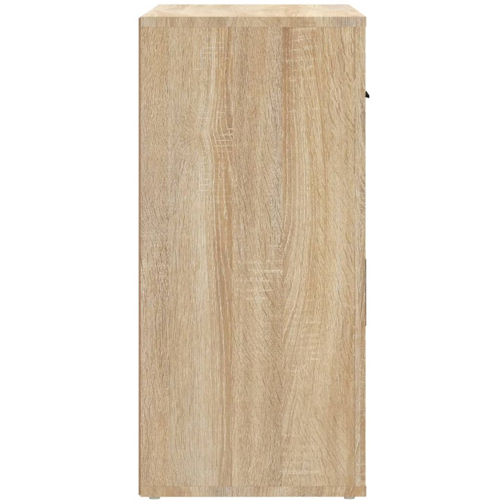 vidaXL 2 Door Single Drawer Sonoma Oak Wooden Sideboard Image 5