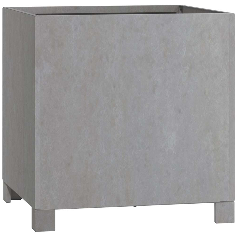 vidaXL Brown Corten Steel Garden Planter with Legs 40 x 40 x 40cm Image 3