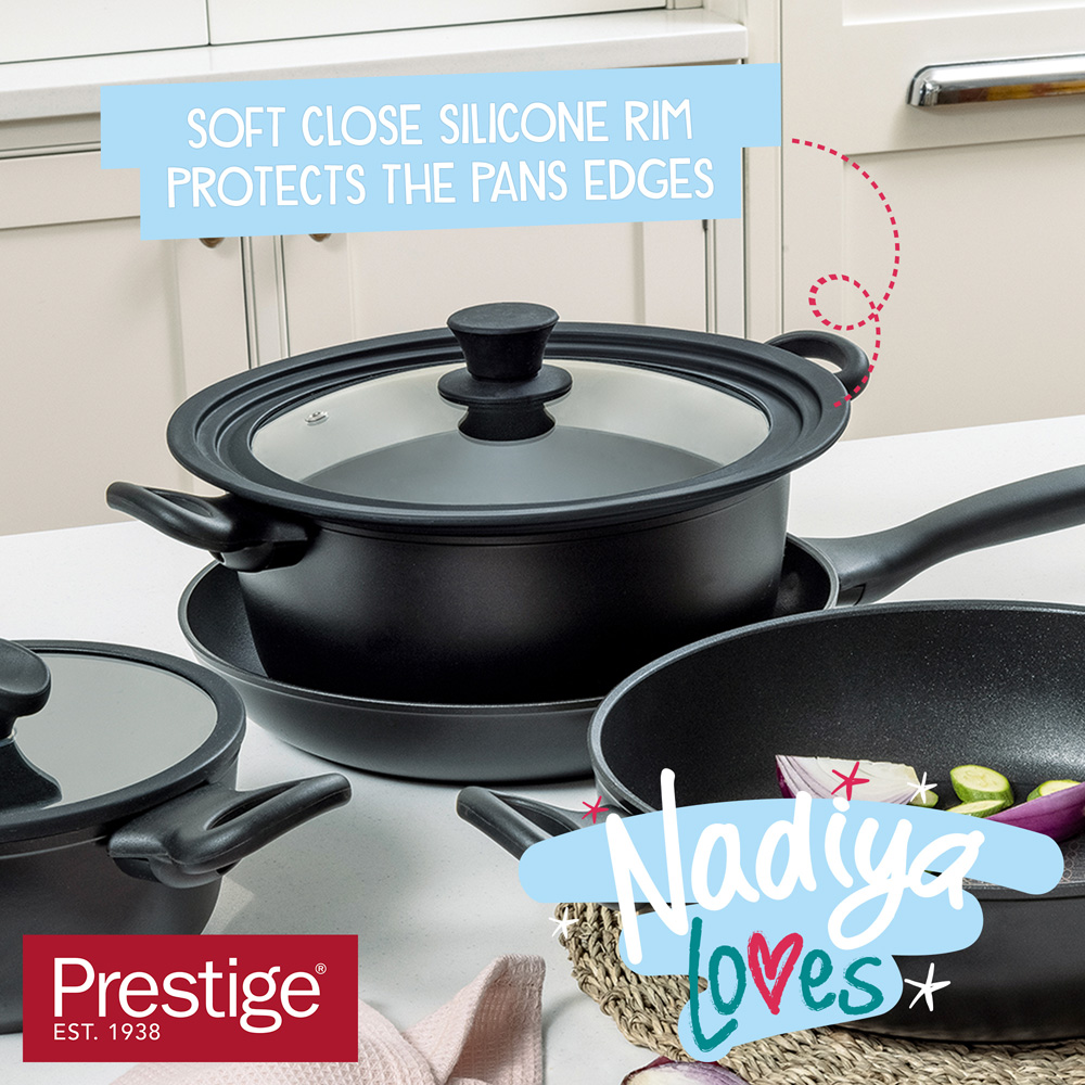 Nadiya x Prestige 4 Piece Stackable Cookware Set Image 5