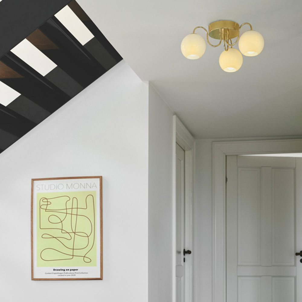 Nordlux Franca Brass Ceiling Light Image 5