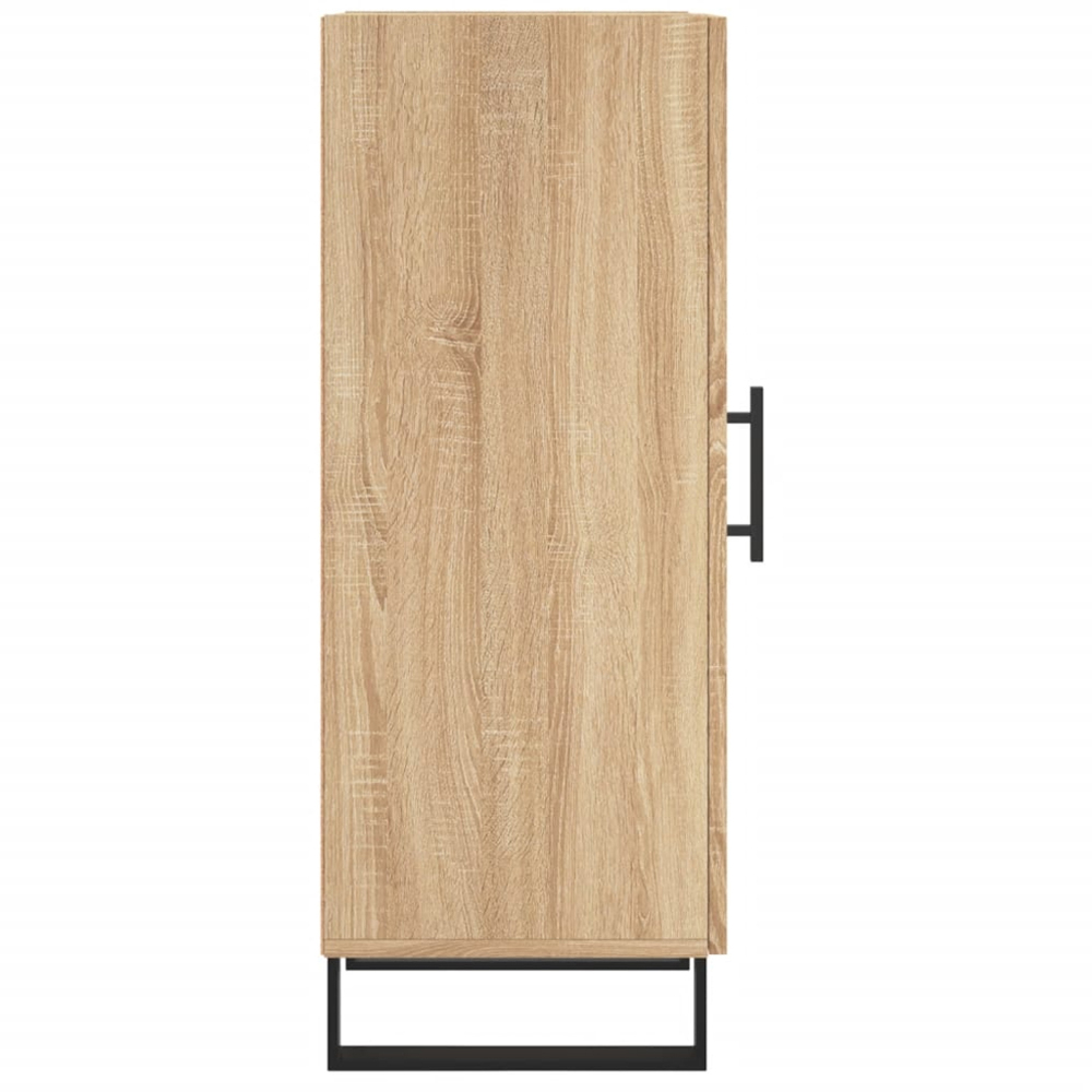 vidaXL Single Door Light Brown Sideboard Image 7