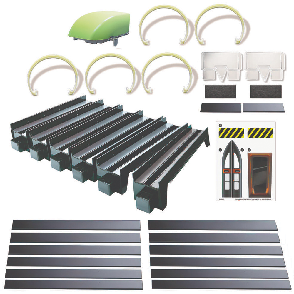 4M Kidzlabs Glow Hi-Speed Maglev Train Track Playset with Train and Tunnel Image 4