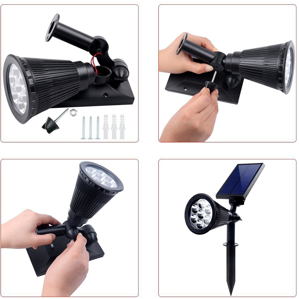 ENER-J 2 Pack RGB LED Garden Solar Spike Light Image 5