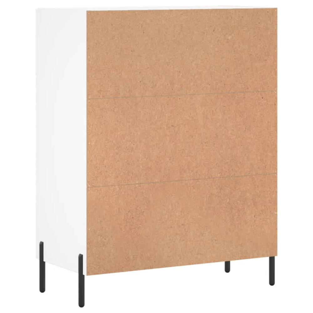 vidaXL 2 Door 2 Drawer White Sideboard Image 8
