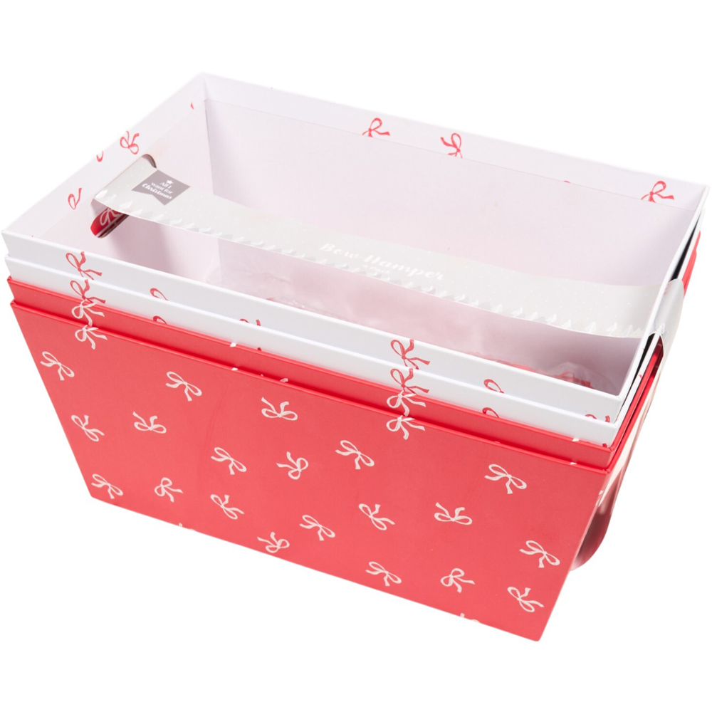 Bow Cardboard Hamper Set Image 2