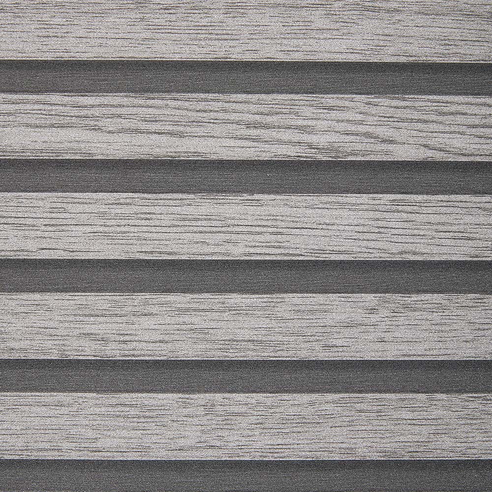 Living and Home Wood Grain Stripe Grey Rectangle PVC Self Adhesive Wallpaper Image 1