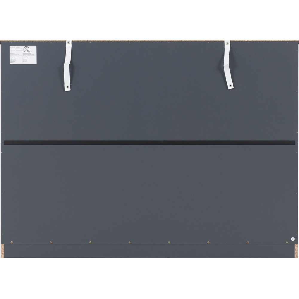 Seconique Dakota 6 Drawer Dark Grey Storage Chest Image 6