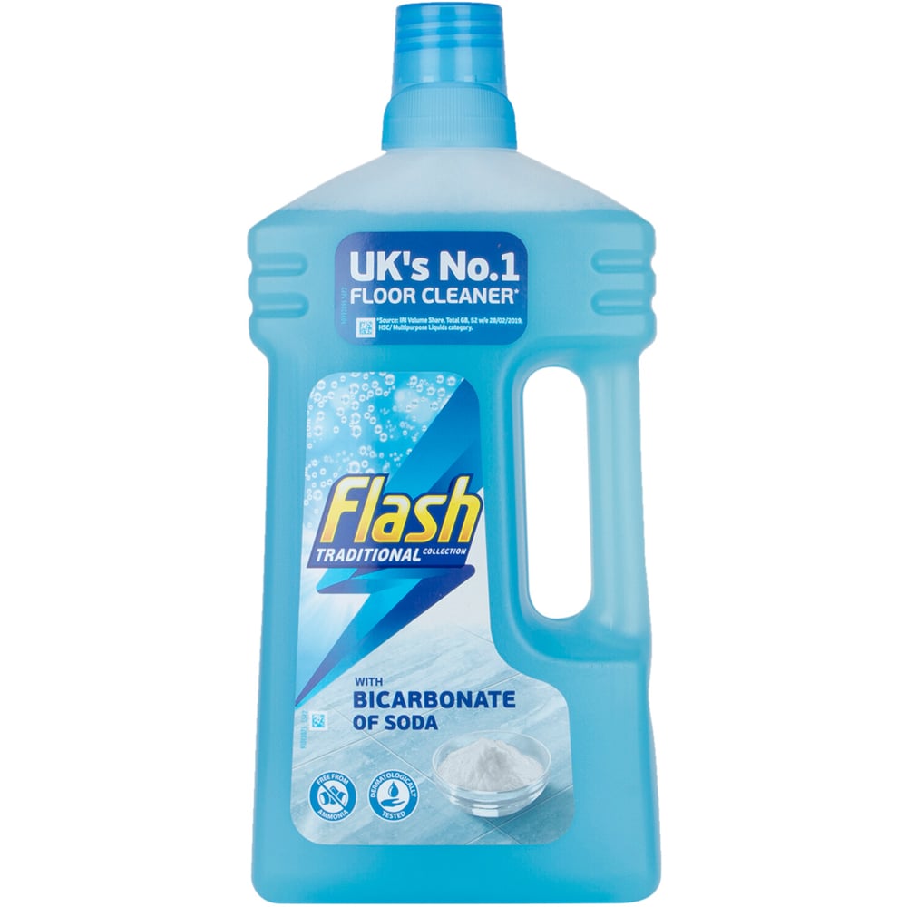 Flash Bicarbonate Soda and Eucalyptus Multipurpose Liquid Cleaner 1L Image 1