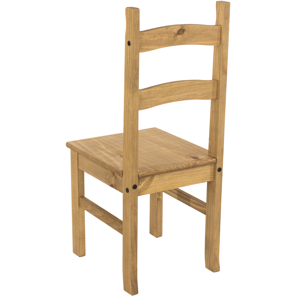 Core Products Corona Set of 2 Antique Pine Dining Chair Image 3