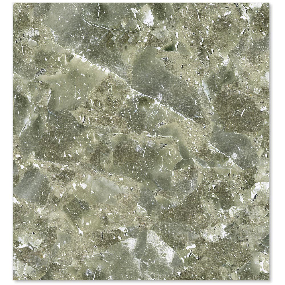 Warren Reed Designer Sage Green Quartz Effect Glass Kitchen Splashback 65 x 60cm Image 2