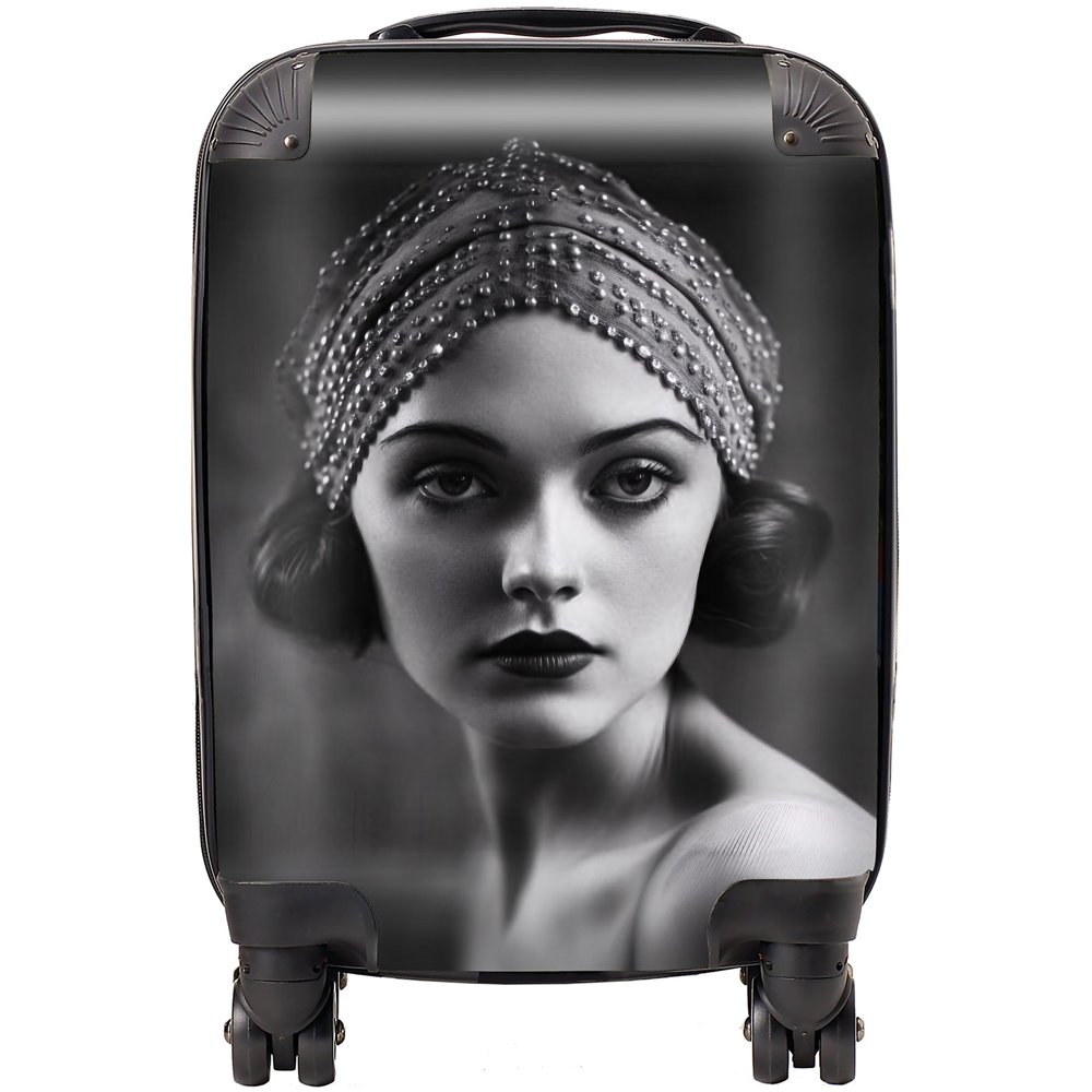 Warren Reed Designer Mini Cabin Edwardian Ballerina Portrait Suitcase Image 1
