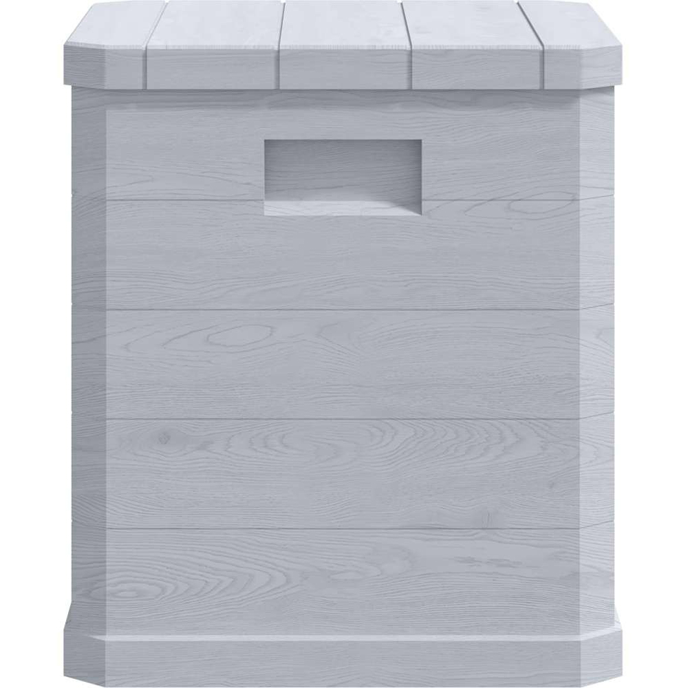 Walplus 90L Medium Light Grey Rectangular Plastic Storage Box Image 6