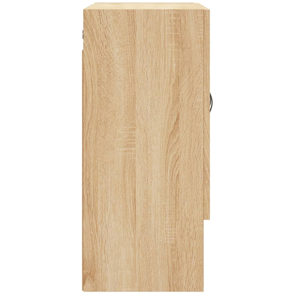 vidaXL 2 Door Single Shelf Sonoma Oak Wall Cabinet Image 7