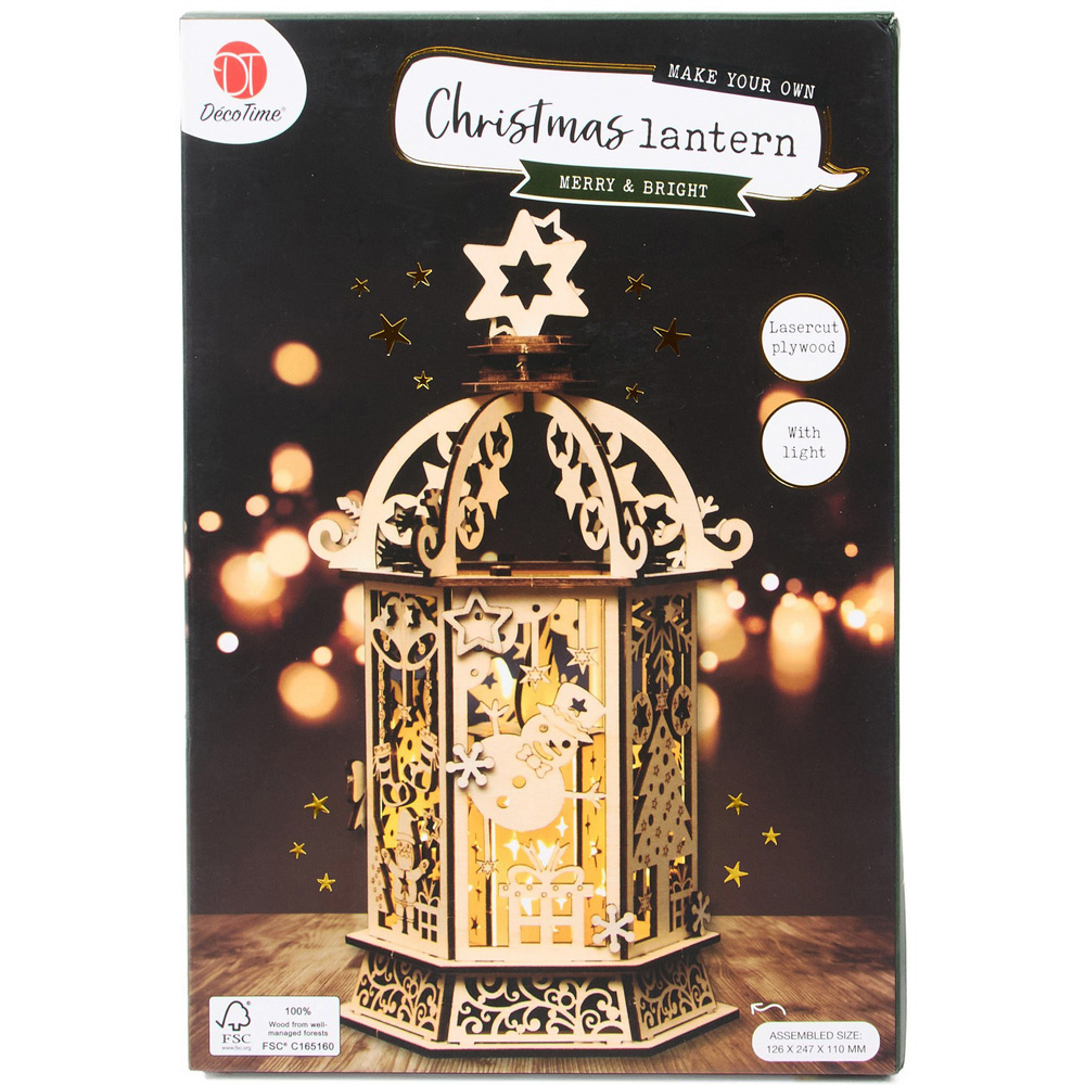 Light Up Plywood Lantern Kit Image 2