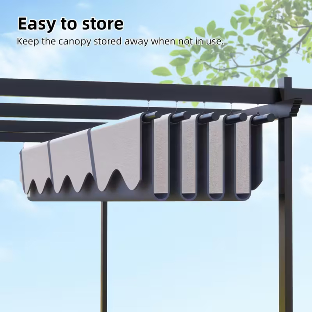 Alivio 4 x 3m Steel Frame Pergola Image 3