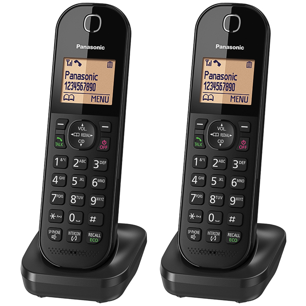 Panasonic KX-TGC413EB DECT Cordless Phone with Eco Mode Trio Pack Image 3