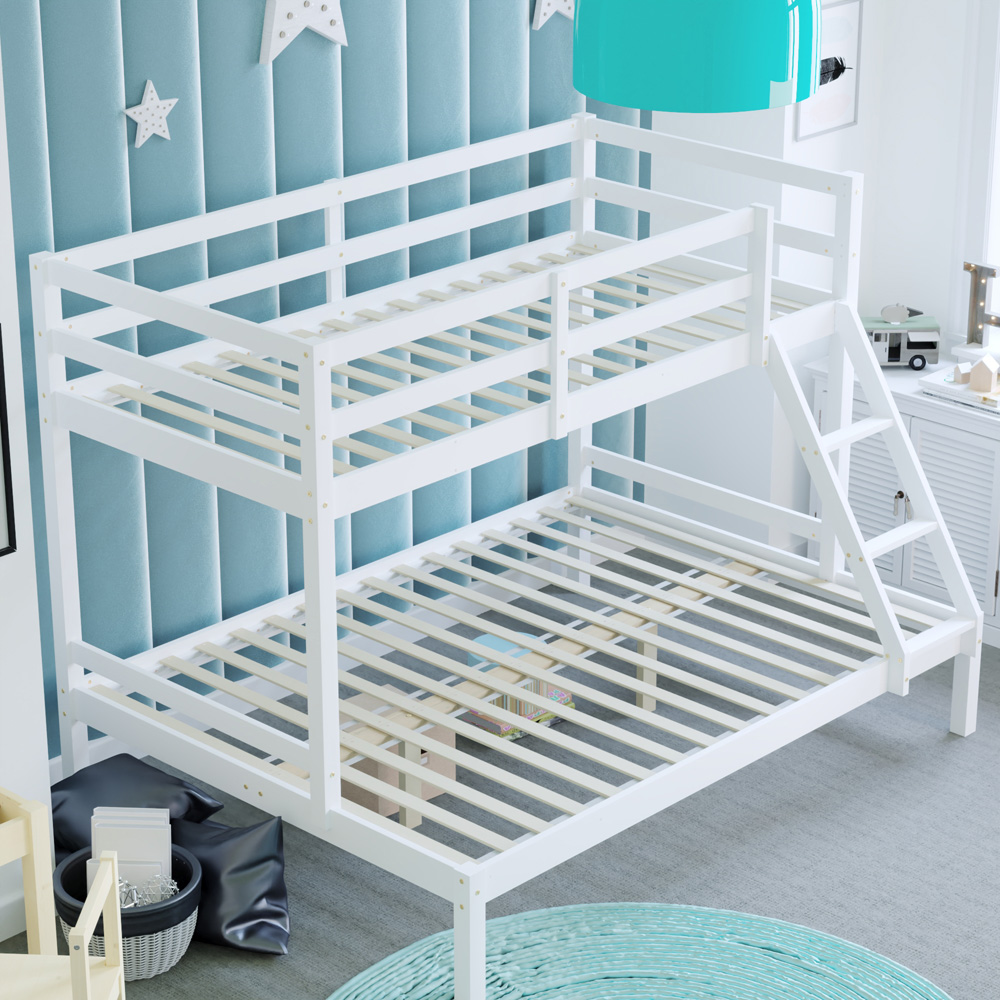 Vida Designs Sydney Triple Sleeper White Bunk Bed Image 7