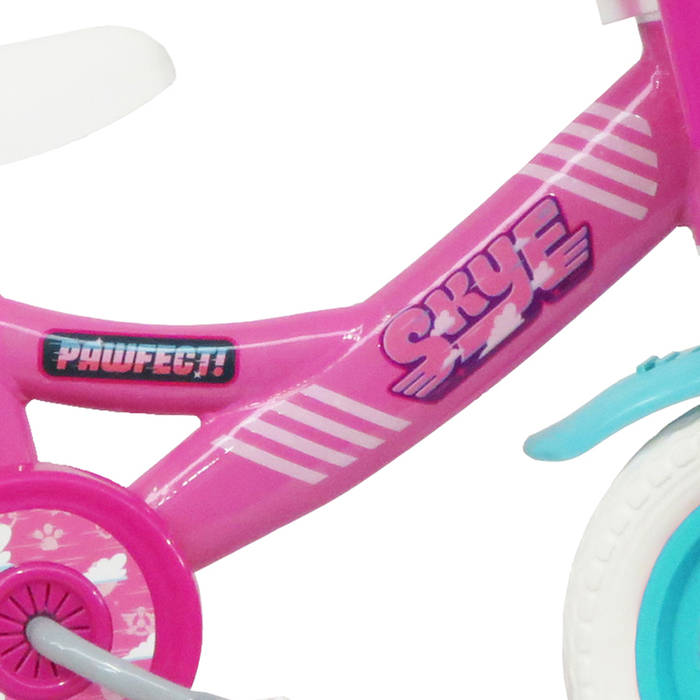Denver Paramount Paw Patrol Skye Everest 10 inch Kids Bicycle with Stabilisers Image 3