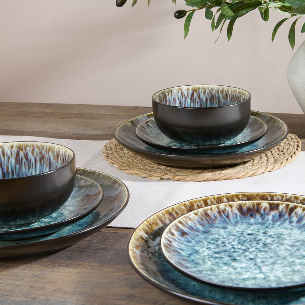 Aegean Reactive 12 Piece Dinner Set Image 4