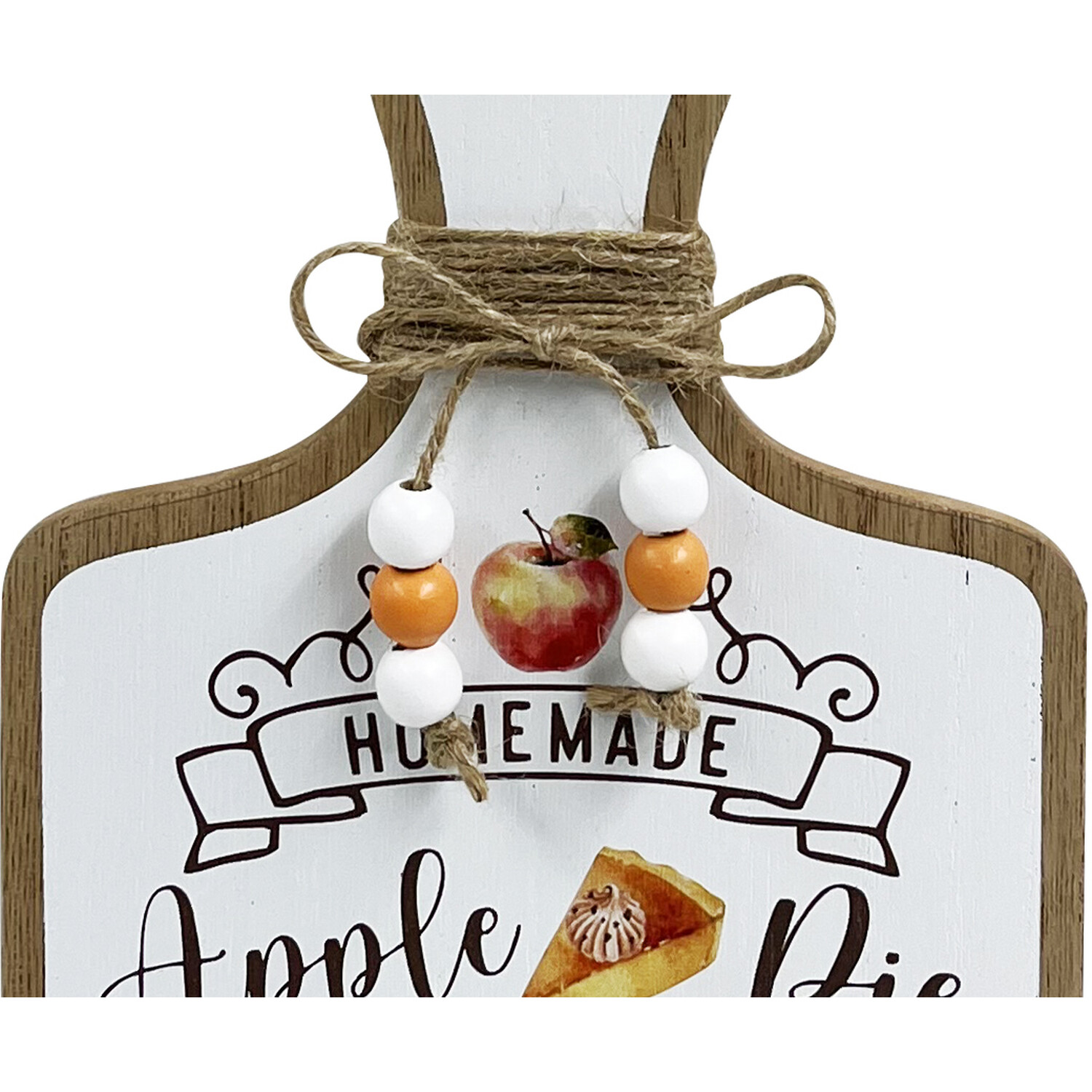 Autumn Recipe Illustrated Plaque - White Image 3