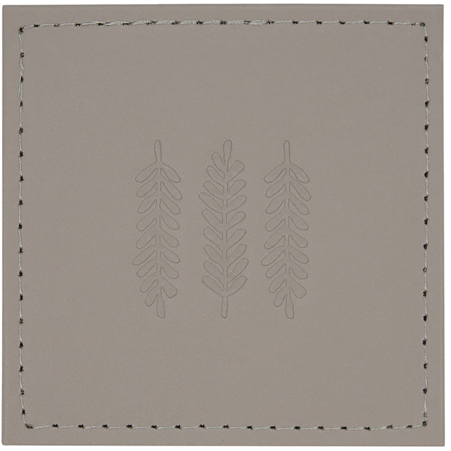 Pack of 4 Nature Embossed Square Coasters - Grey Image 3