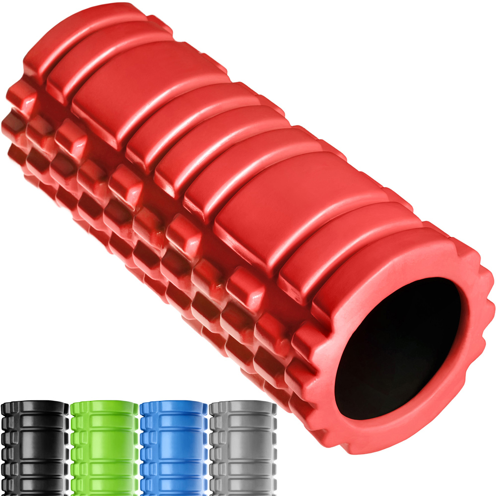 tectake Red Foam Self Massage Yoga Roller Image 4