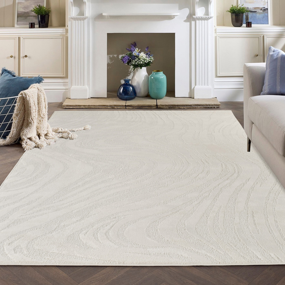 Desire Rugs Hamilton Cream Marble Rug 120 x 170cm Image 5