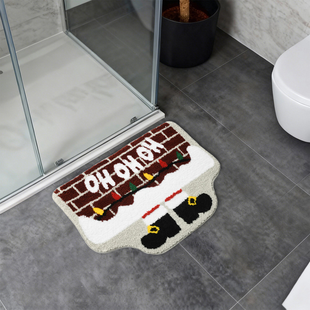 Santa Boots Bath Mat Image 2