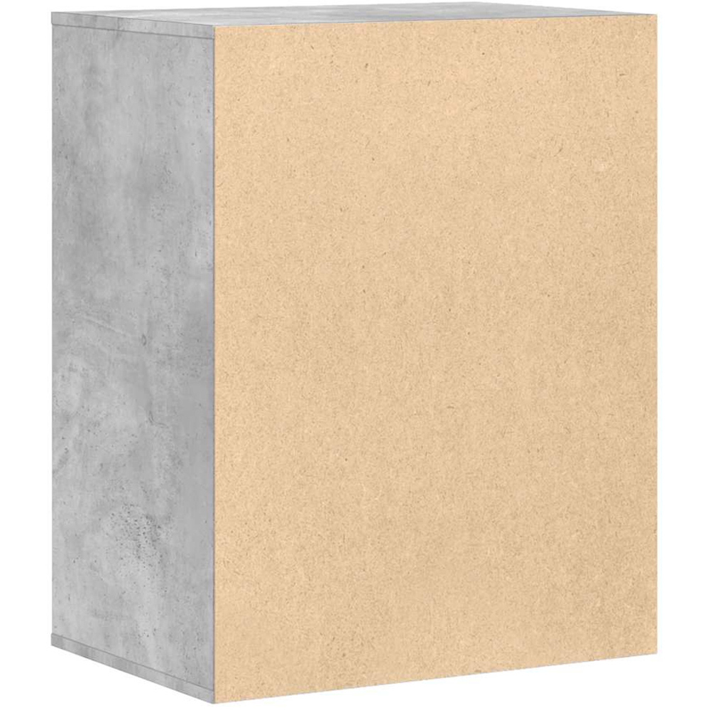 vidaXL 4 Drawer Concrete Grey Wooden Chest of Drawers Image 6