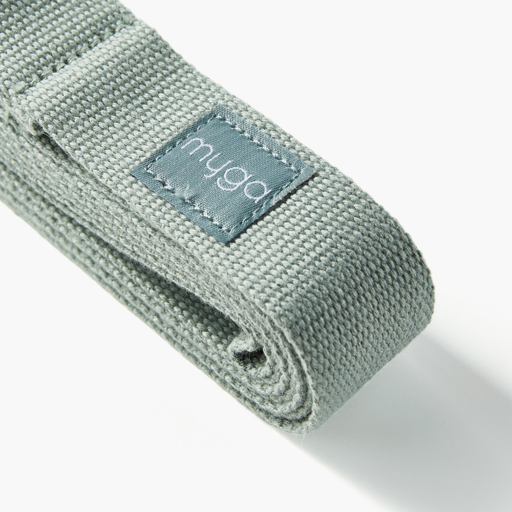 Myga Teal Adjustable Yoga Belt Sling with Metal D Rings Image 4