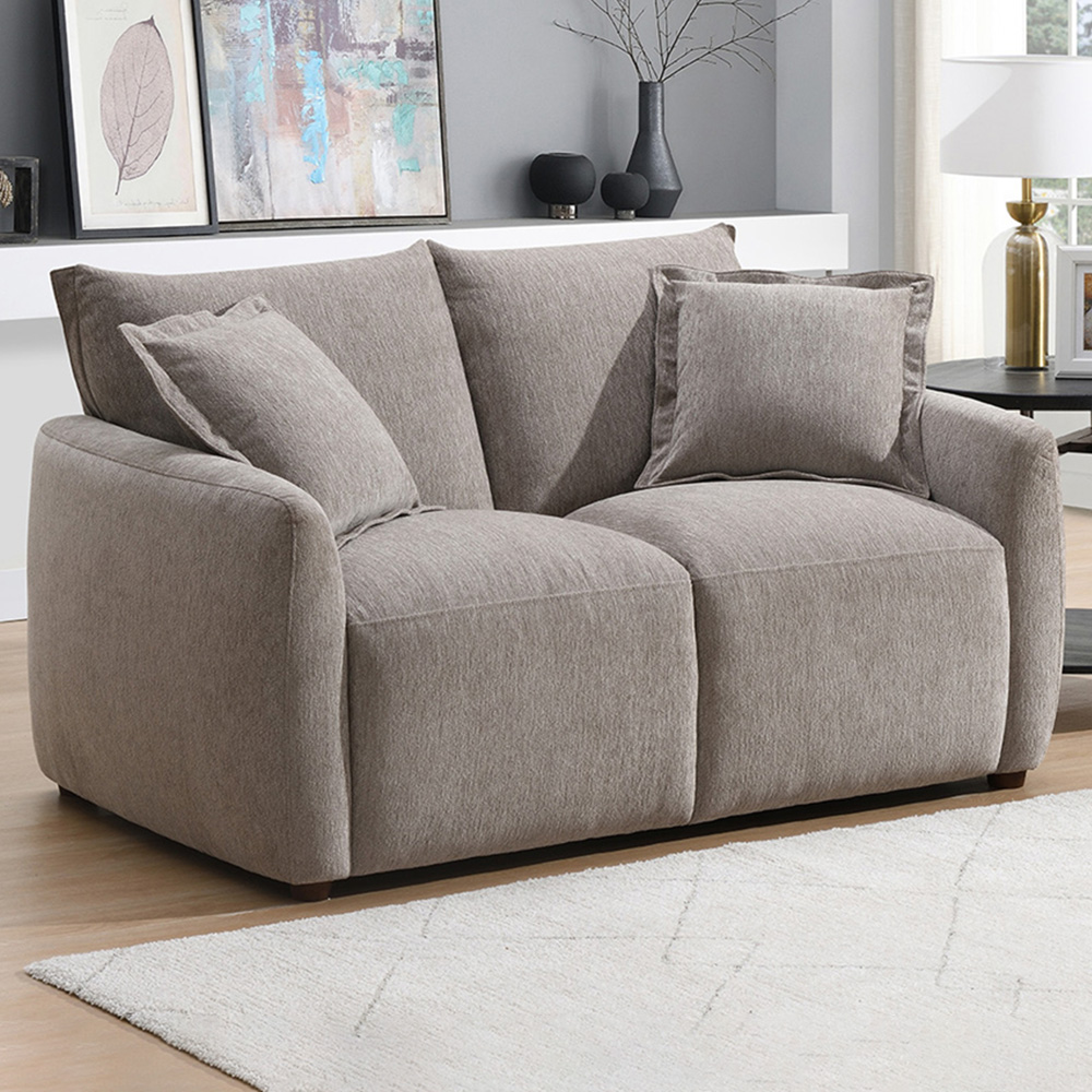 Bedford 2 Seater Stone Sofa Image 1