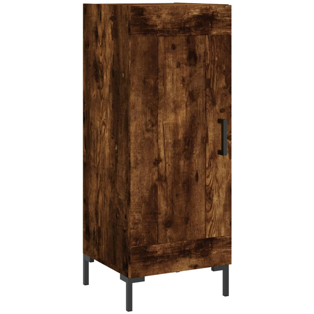 vidaXL 2 Door Smoked Oak Highboard Image 7