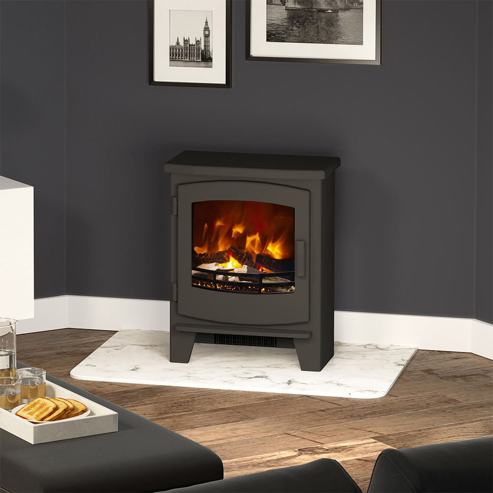 Be Modern Beacon SML Black Electric Stove Image 2