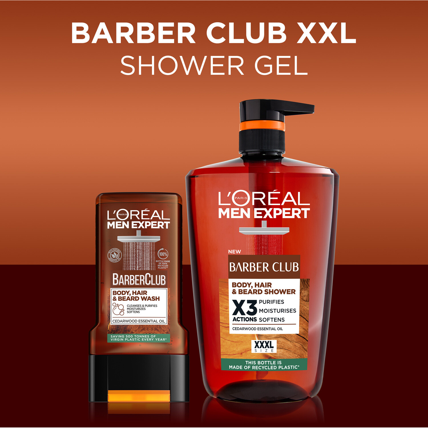 L'Oreal Men Expert Barber Club Shower Gel 1L Image 6