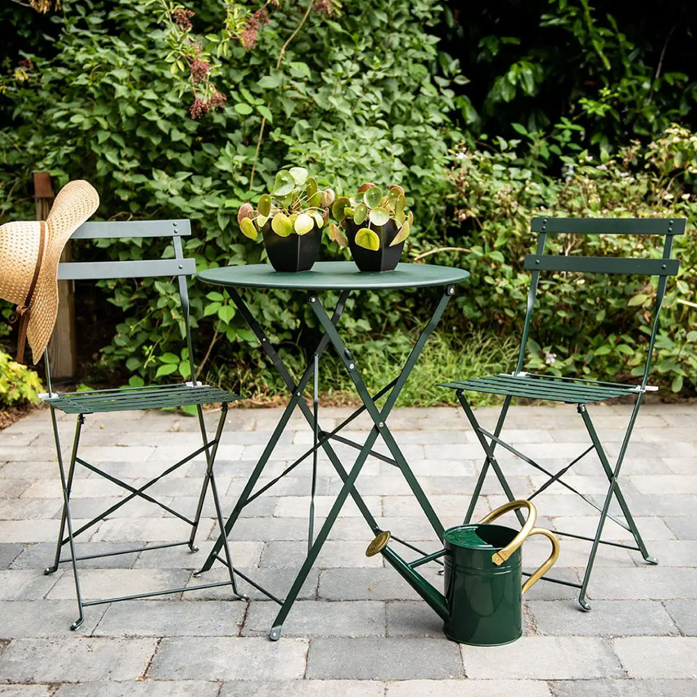 Fallen Fruits French Bistro Style Metal Chair Image 5