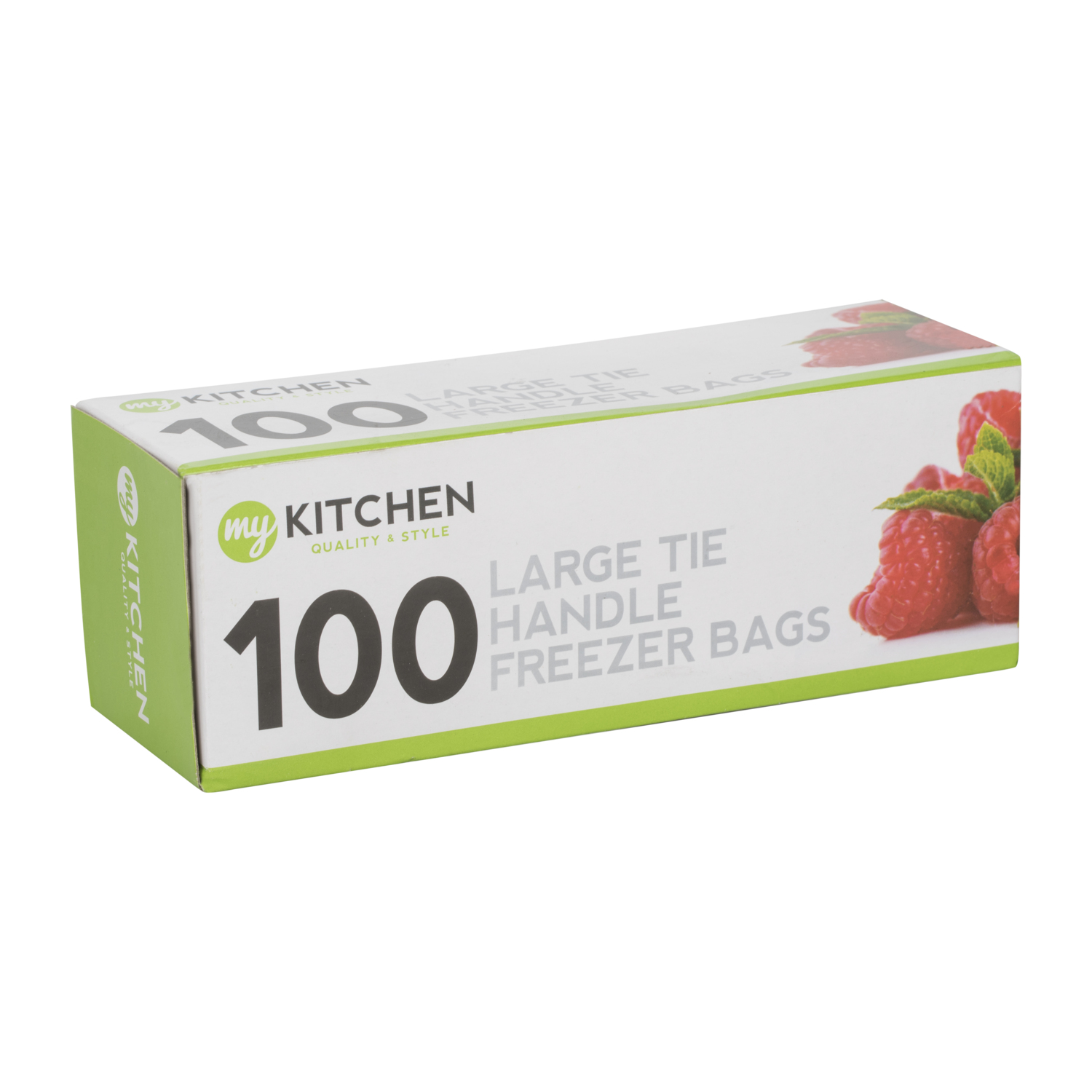 My Kitchen Large Freezer Bags with Tie Handles 100 Pack Image