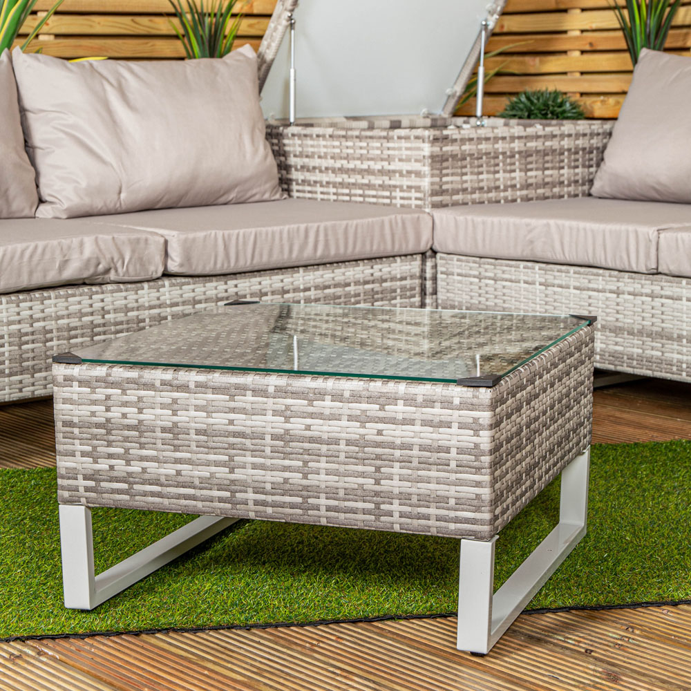 Samuel Alexander 4 Seater Grey Rattan Garden Sofa Set Image 3