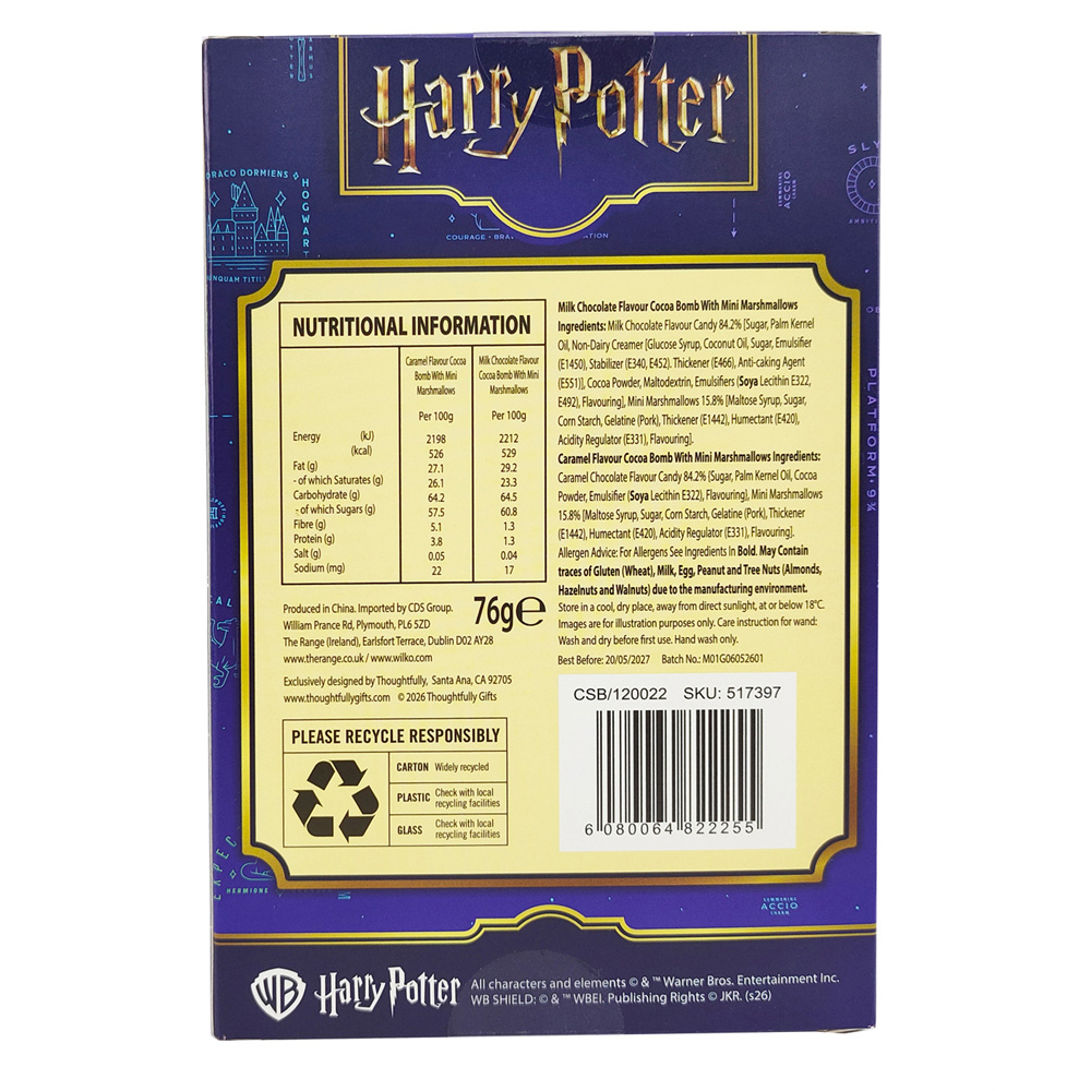 Harry Potter Cocoa Bombs with Wand Gift Set Image 2