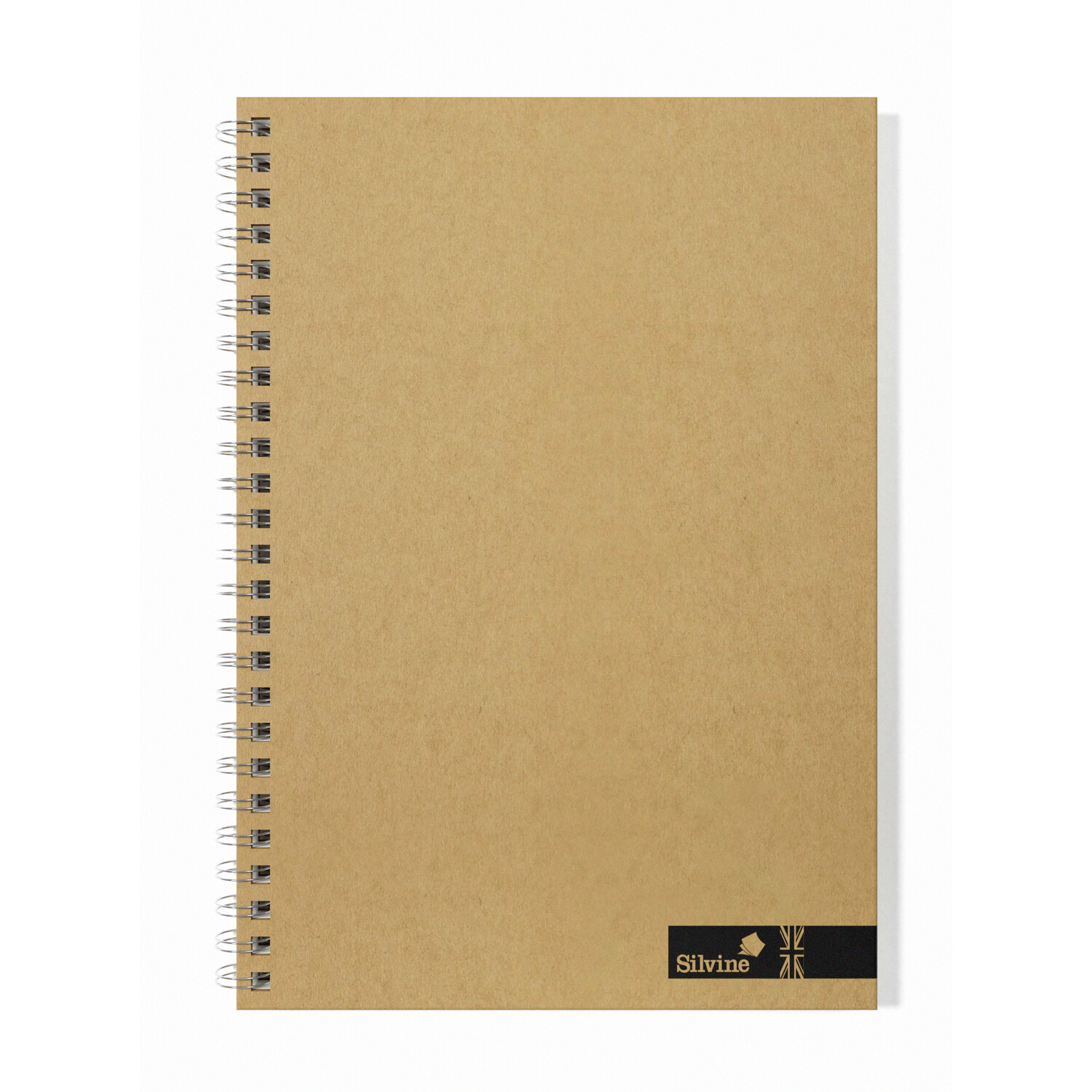 Twin Wiro Kraft Notebook - Brown / A5 Image