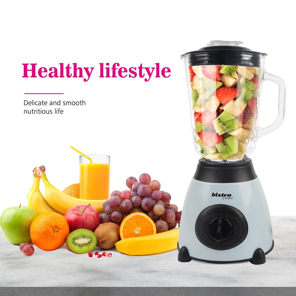 Alivio Bistro Chef 2-in-1 Blue Mixer Blender 850W Image 9