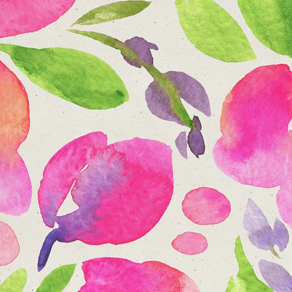 Benjamin Tate Design Pink Floral Outdoor Cushion 45 x 45cm Image 3