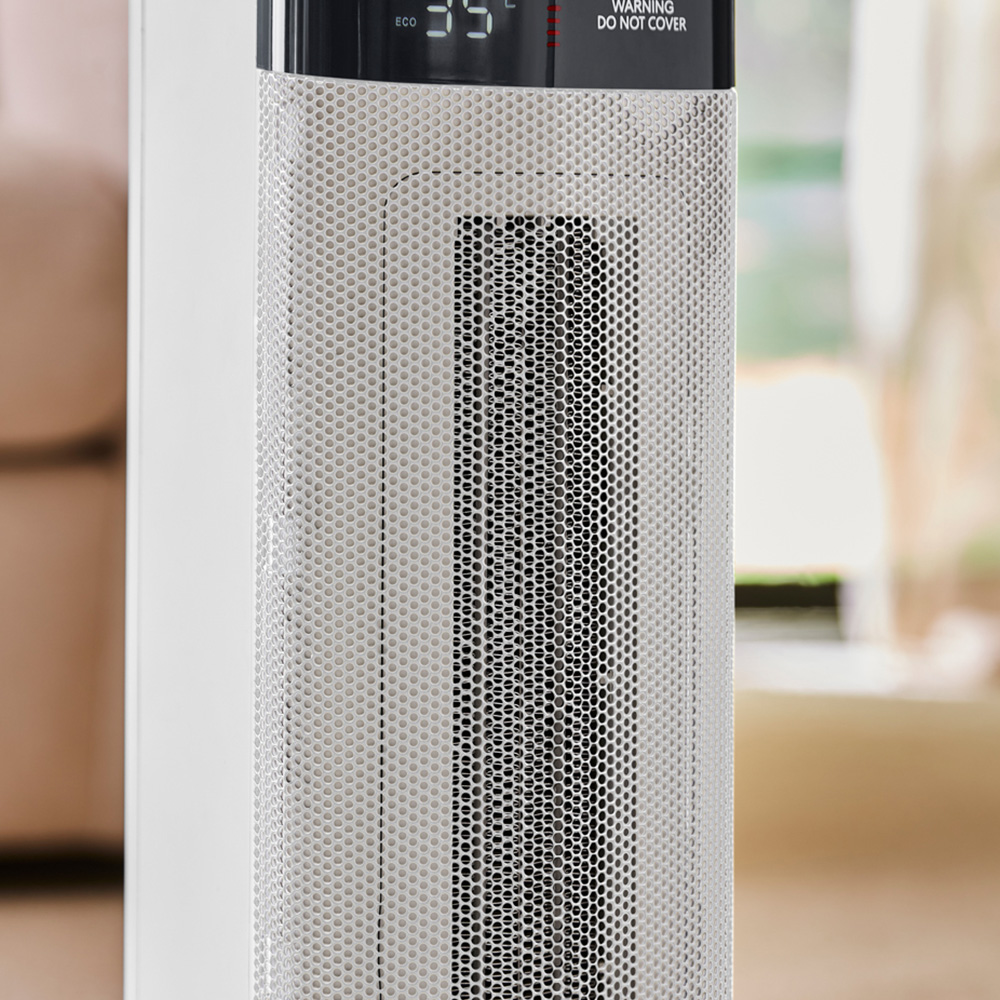 Morphy Richards White Ceramic Tower Fan Heater 2000W Image 8