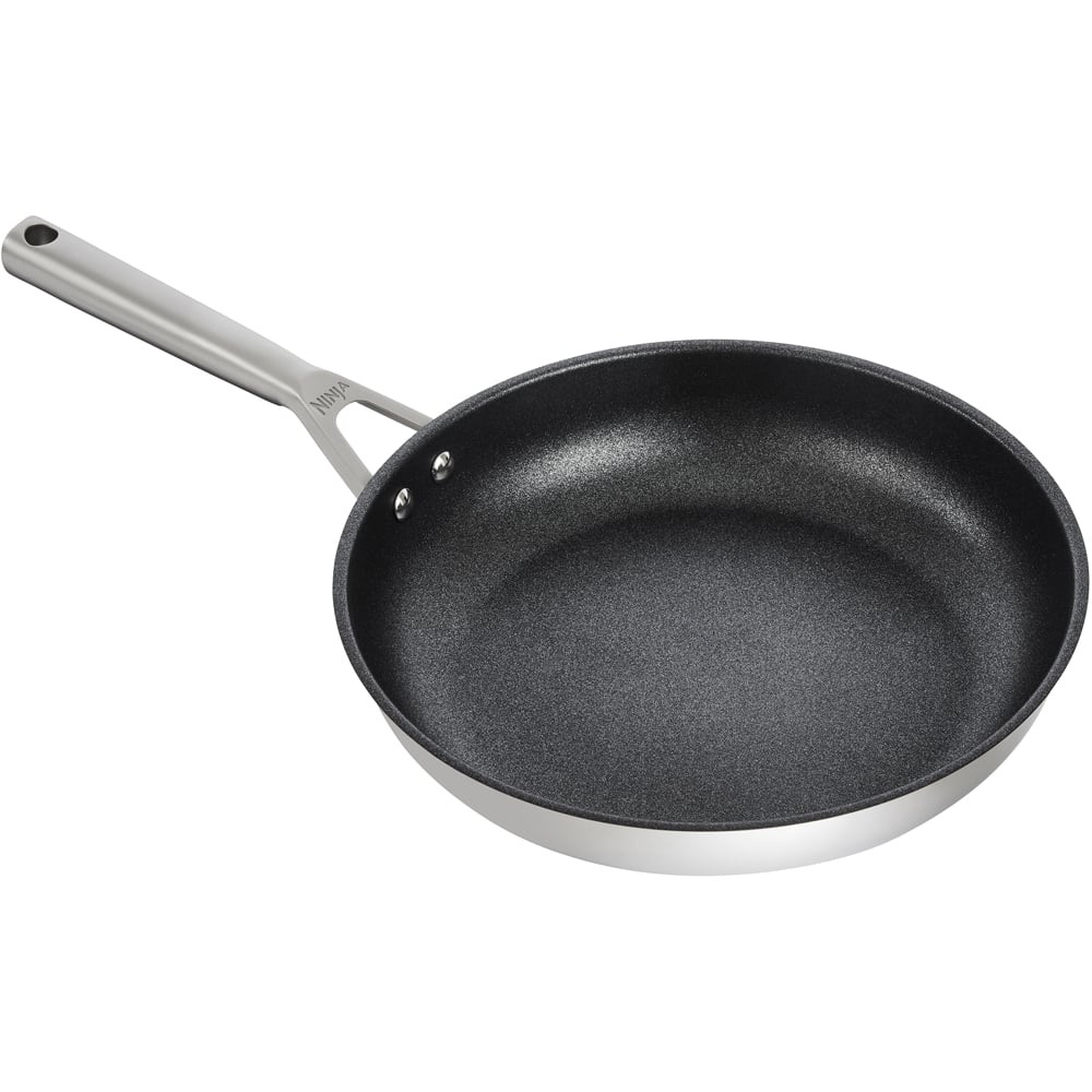 Ninja Foodi Zerostick 30cm Stainless Steel Frying Pan Image 1