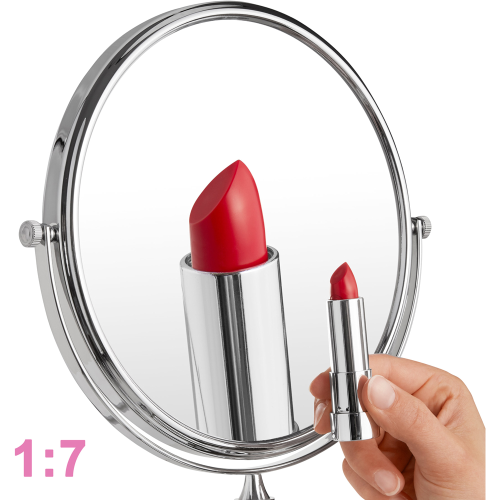 tectake Round Double Sided Vanity Mirror with 7x Magnification Image 5