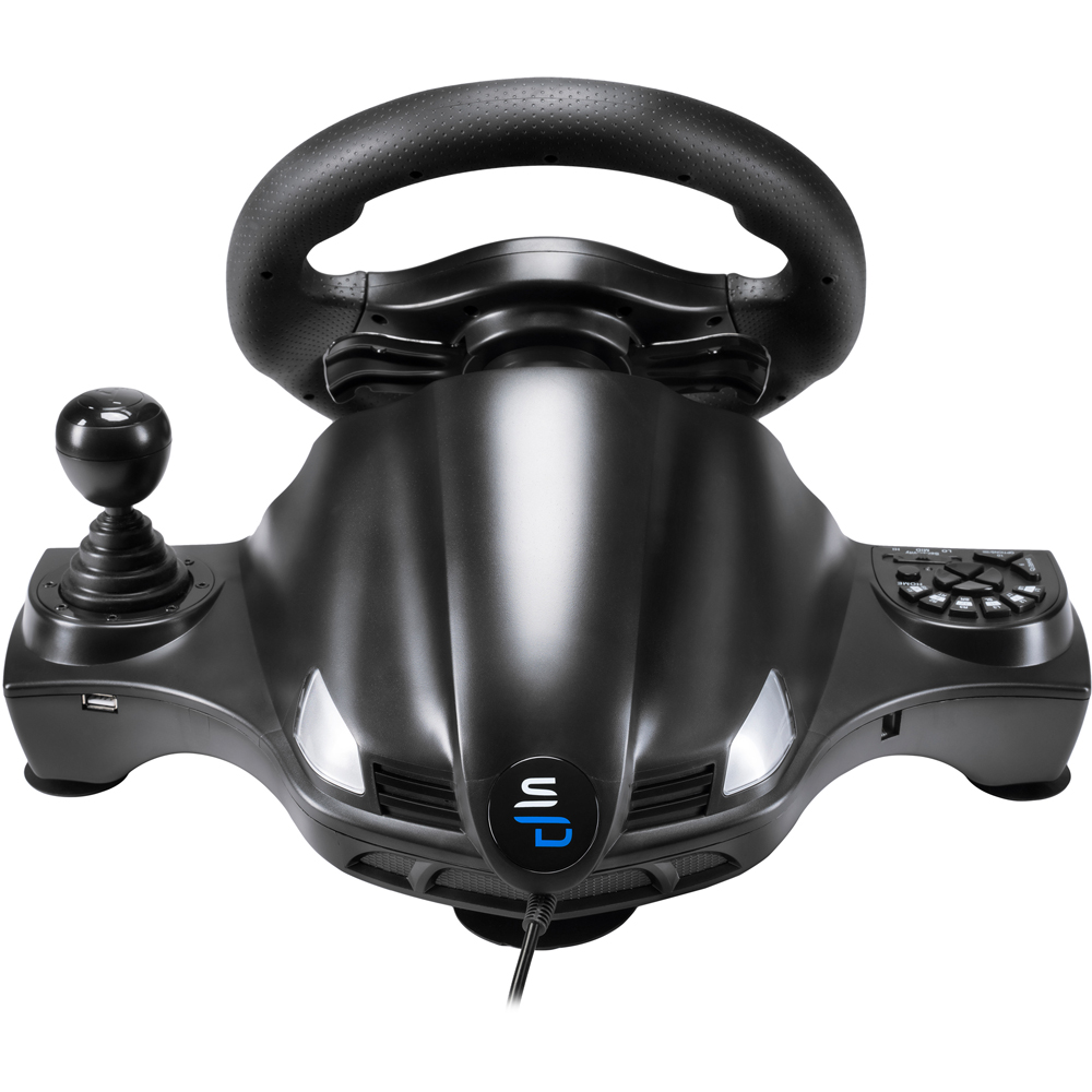 Subsonic Superdrive GS750 Universal Gaming Steering Wheel with Gear Shift and Pedals Image 3