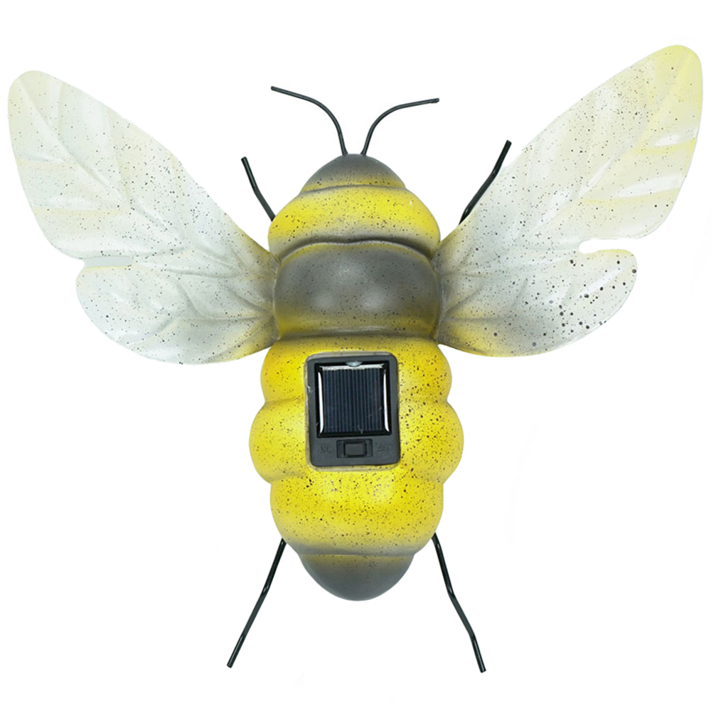 ValueLight Bee Yellow Outdoor Solar Decorative Light Image 1