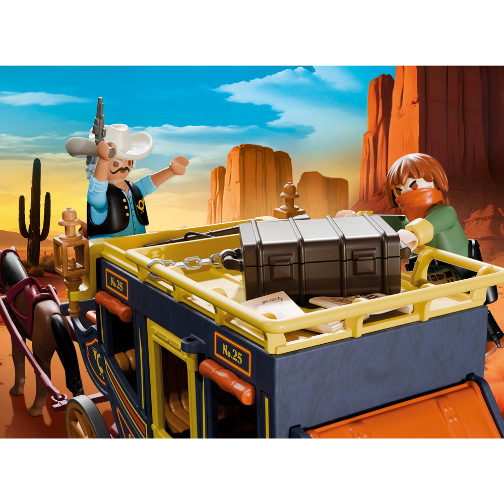 Playmobil Wild West Stagecoach Playset Image 6