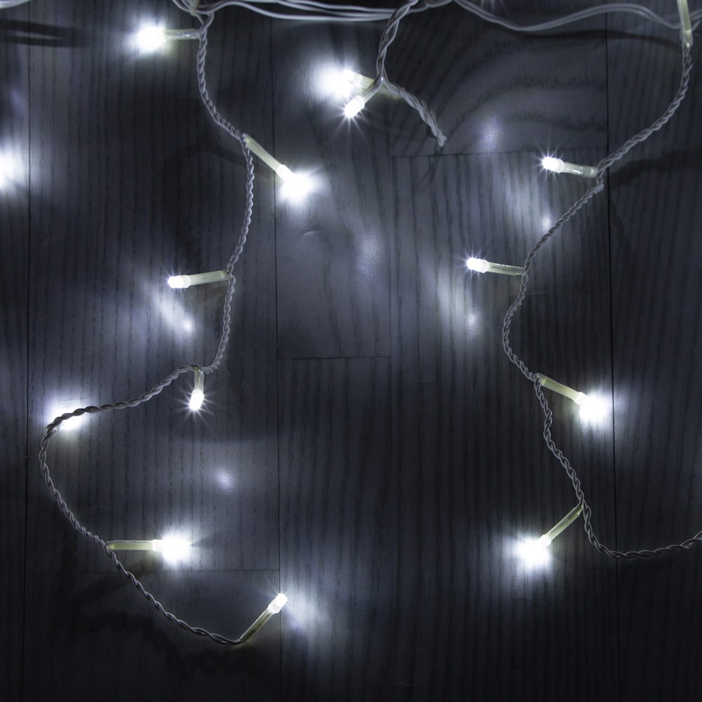 The Christmas Workshop 480 LED Bright White Icicle String Light Image 4