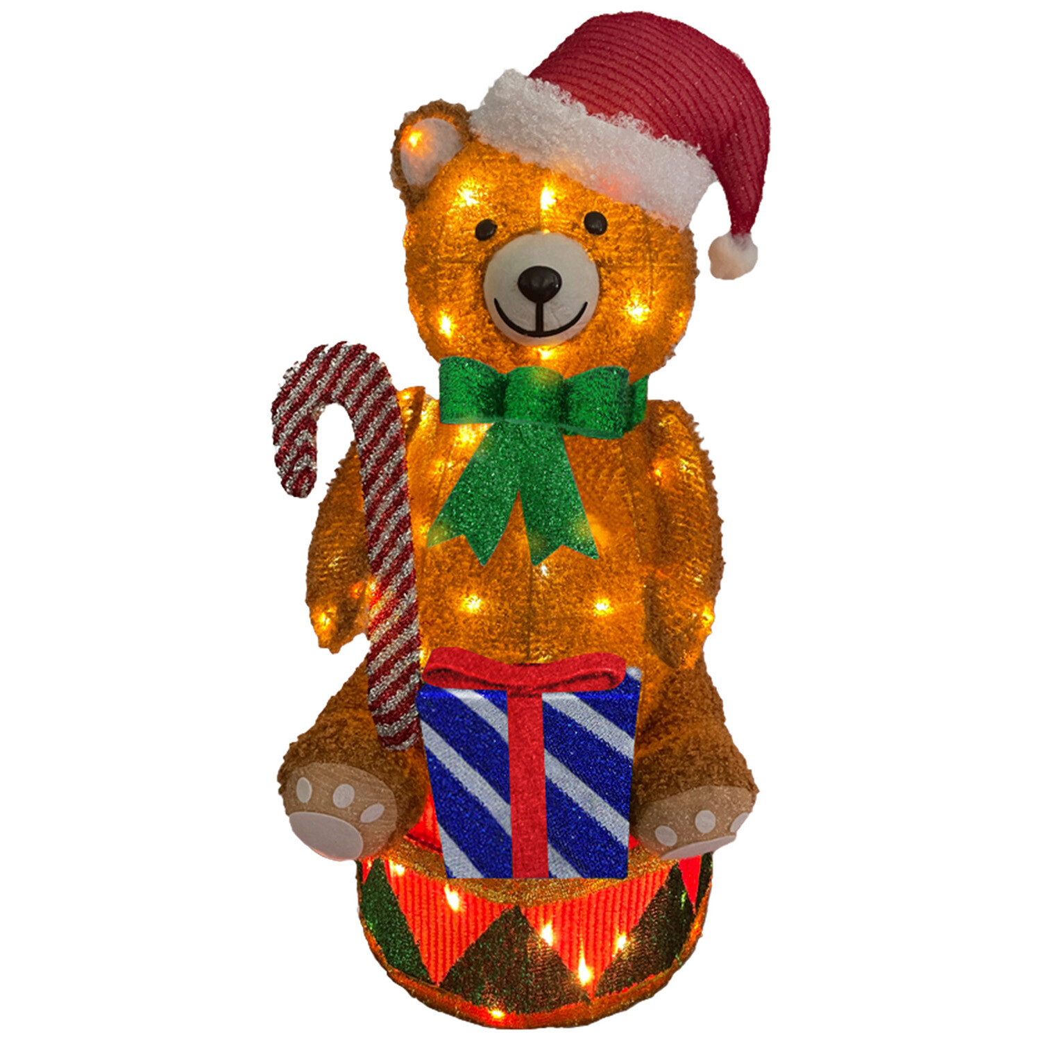 100 LED Christmas Bear - Brown Image 1