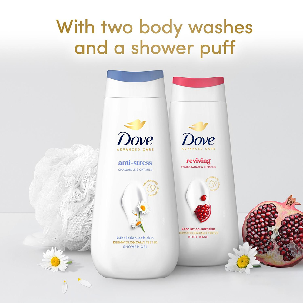 Dove Awaken Body Wash Collection Gift Set 2 Piece 4 Pack Image 3